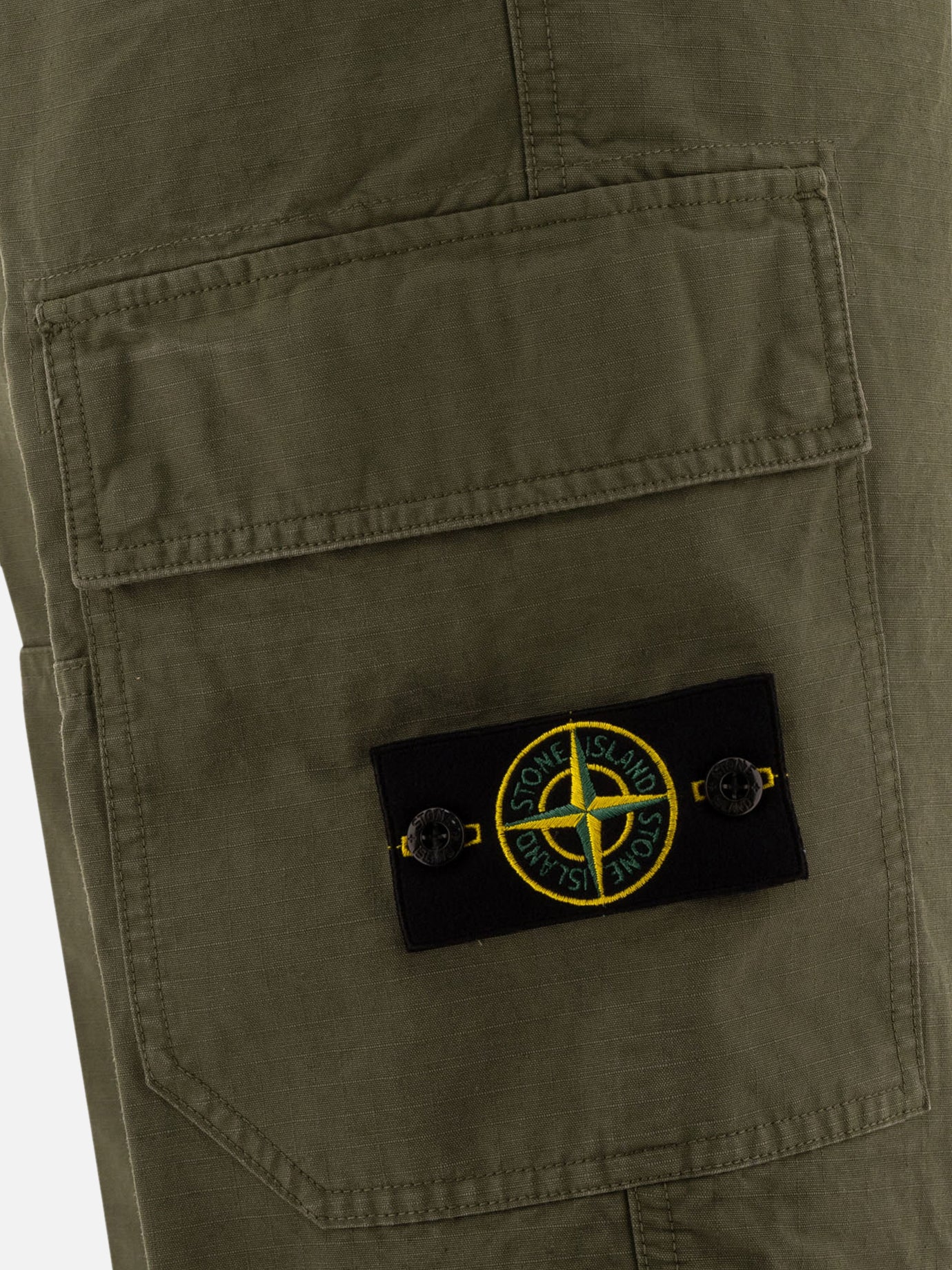 Stone Island "Compass" cargo trousers Green