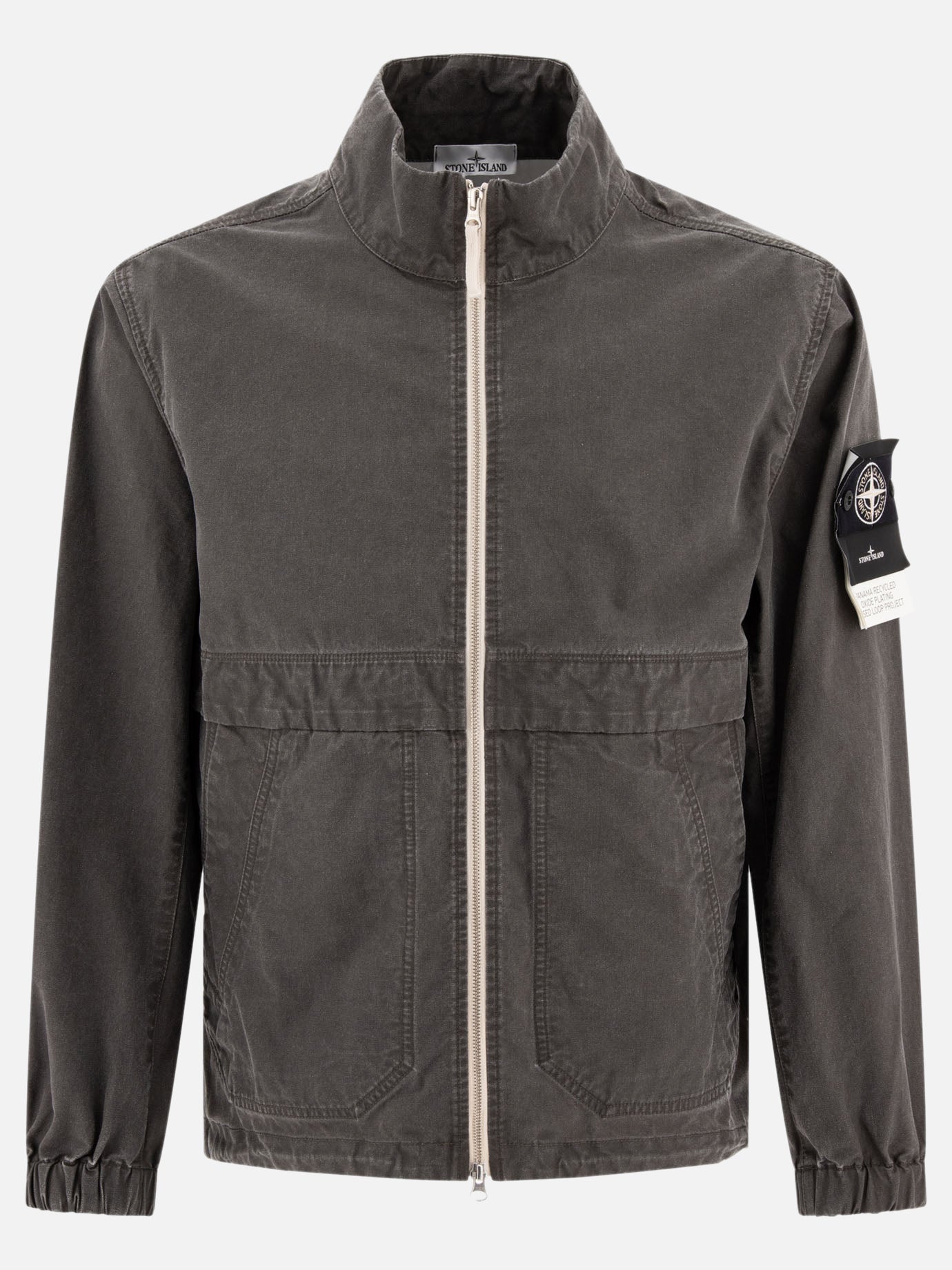 Giacche leggere & Trapuntate Solid colour  Grigio - Stone Island Uomo | PDP | VIETTI Online Store | thumbnail