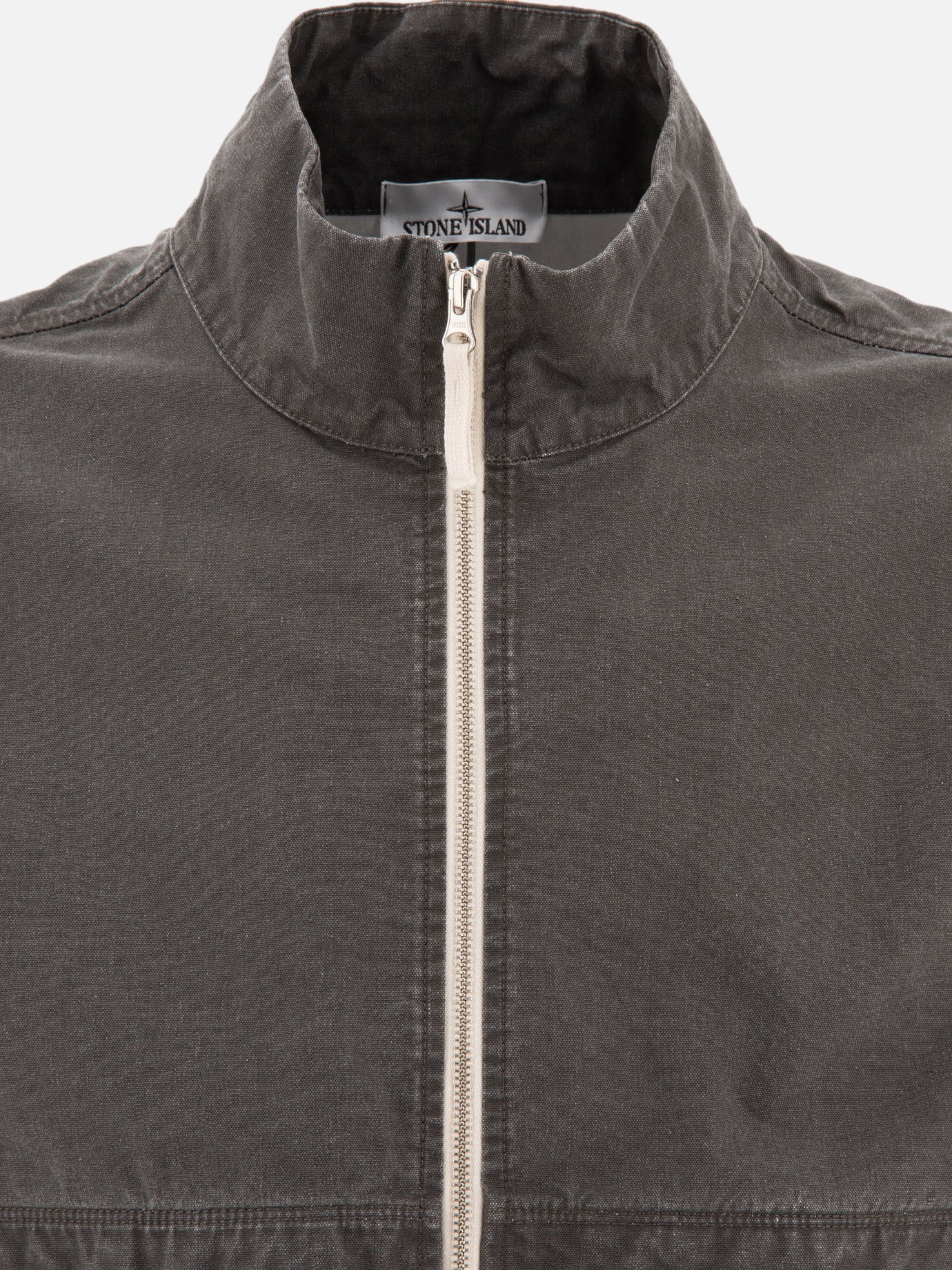Giacche leggere & Trapuntate Solid colour  Grigio - Stone Island Uomo | PDP | VIETTI Online Store | thumbnail_3