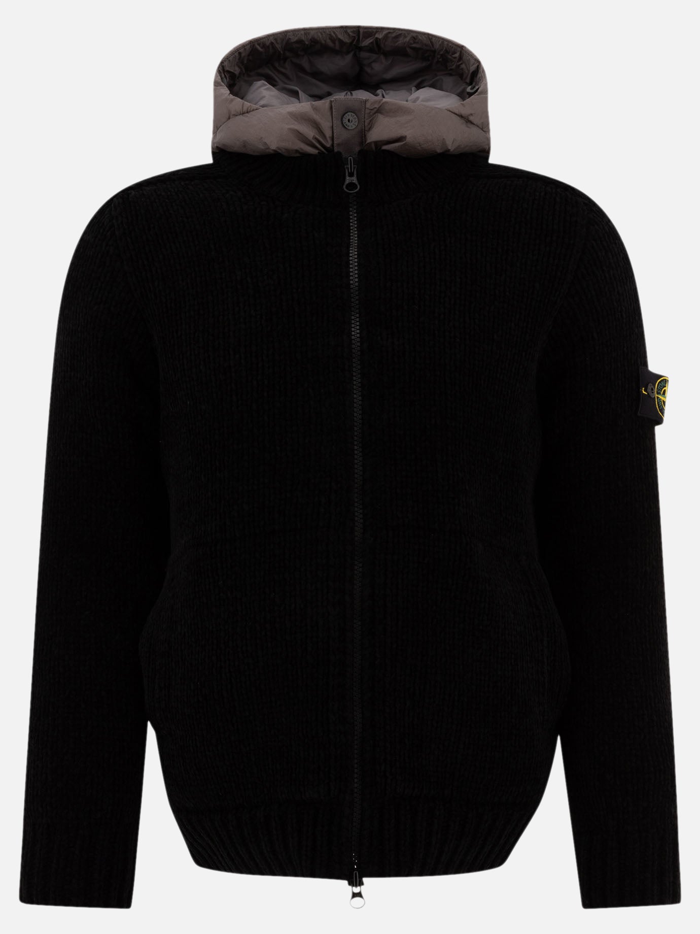 Piumini corti Solid colour  Nero - Stone Island Uomo | PDP | VIETTI Online Store | Zoom-Modal
