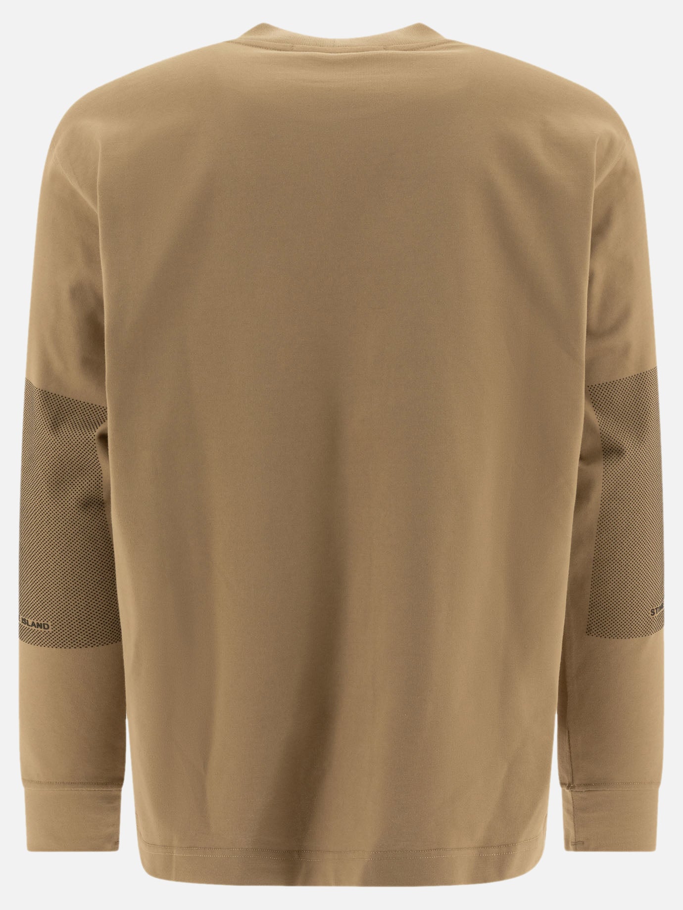 Stone Island T-shirt with patch pocket Beige