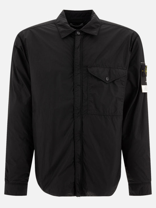 Overshirt jackets Solid colour  Black - Stone Island Men | PLP | VIETTI Online Store 
