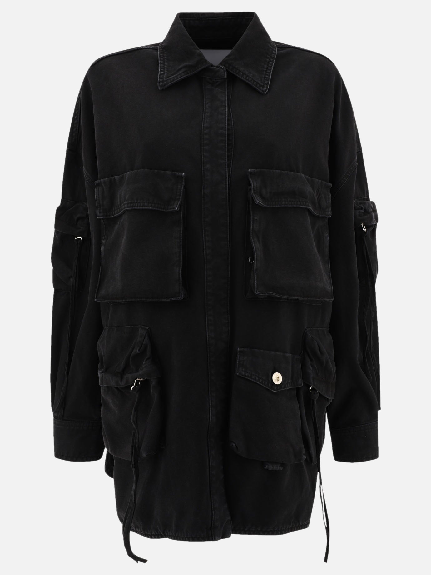 Cappotti lunghi Solid colour  Nero - The Attico Donna | PDP | VIETTI Online Store | Zoom-Modal
