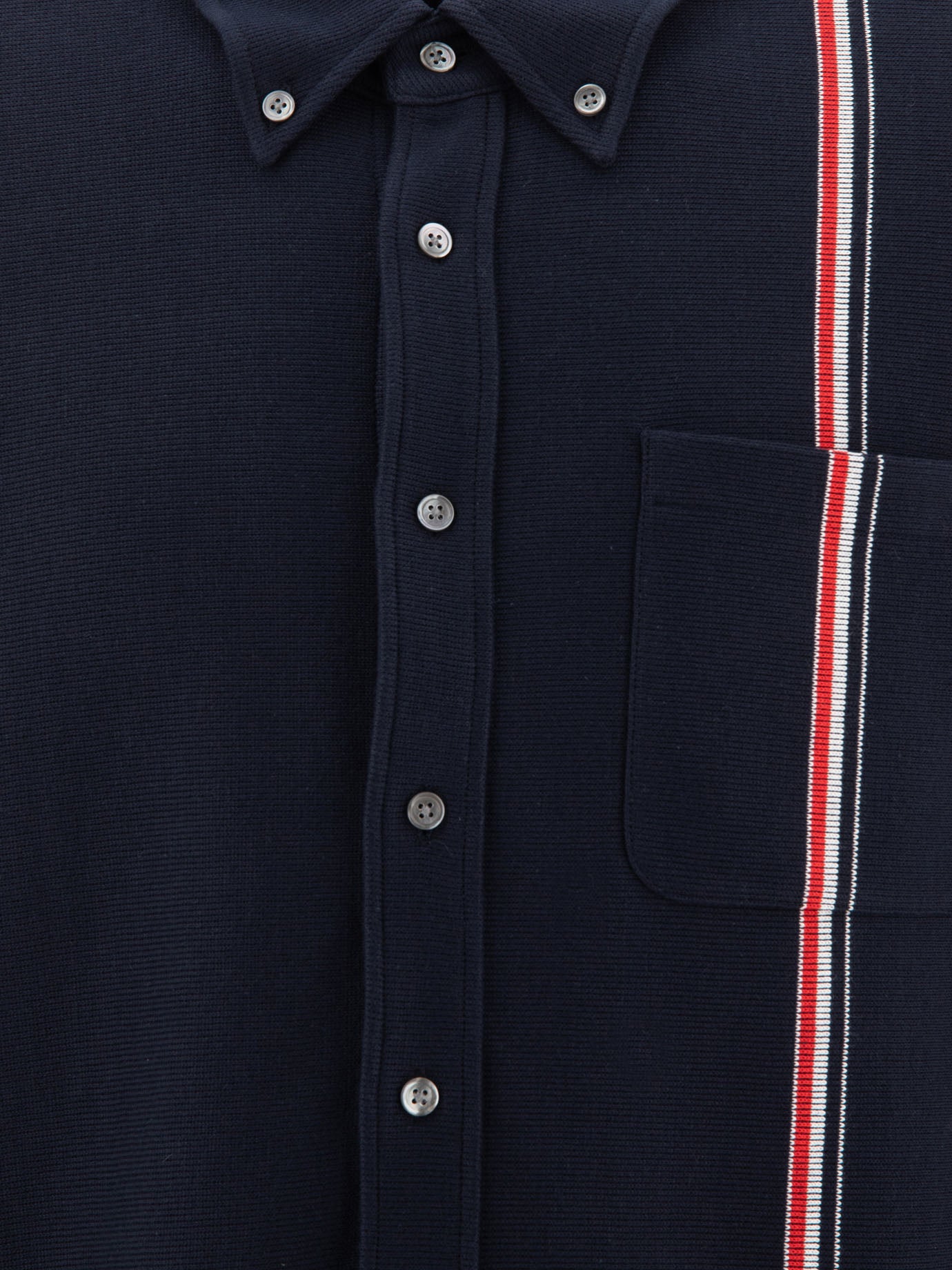 Overshirt jackets Solid colour  Blue - Thom Browne Men | PDP | VIETTI Online Store | Zoom-Modal_3
