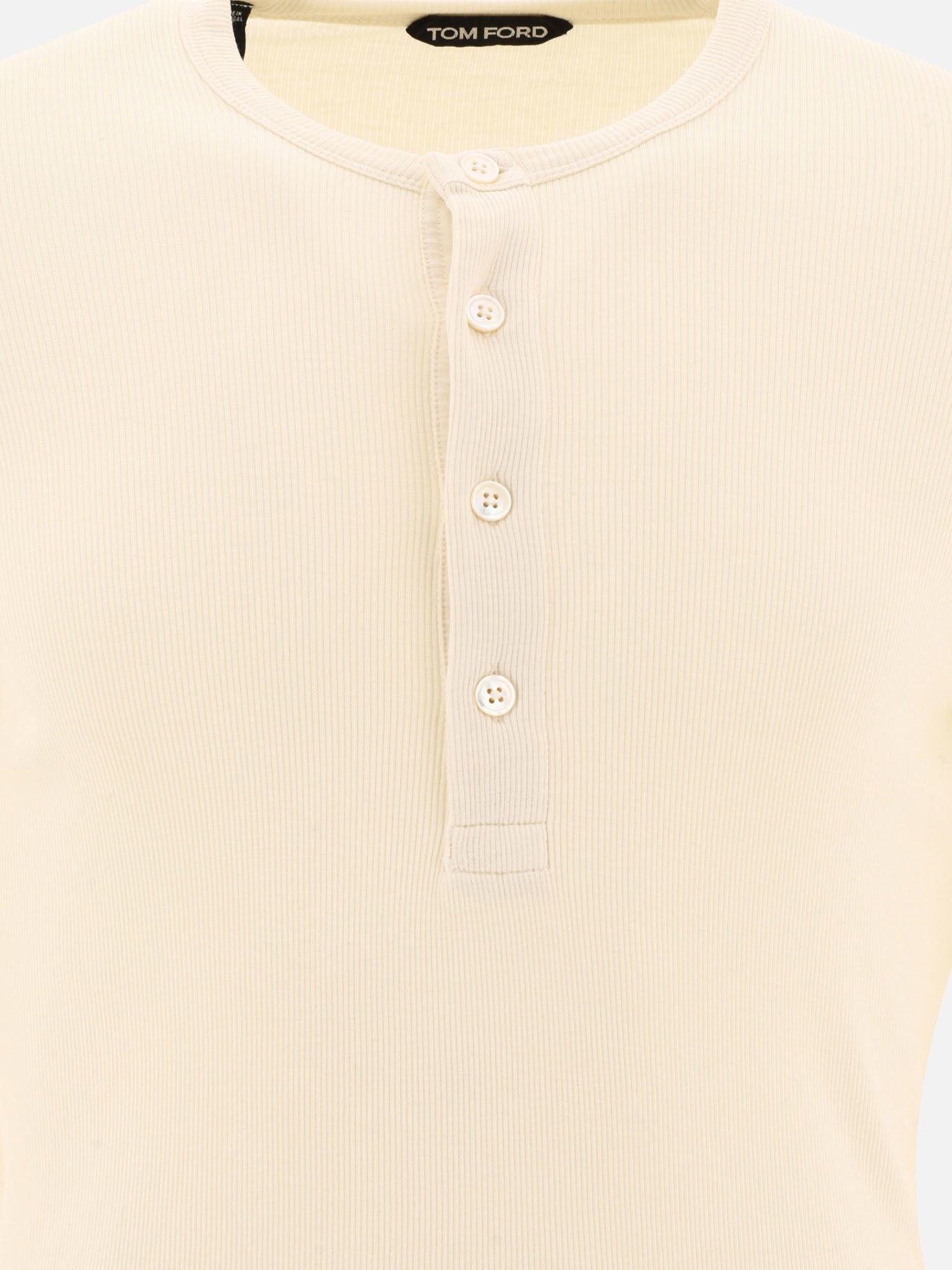 Lyocell buttoned t-shirt