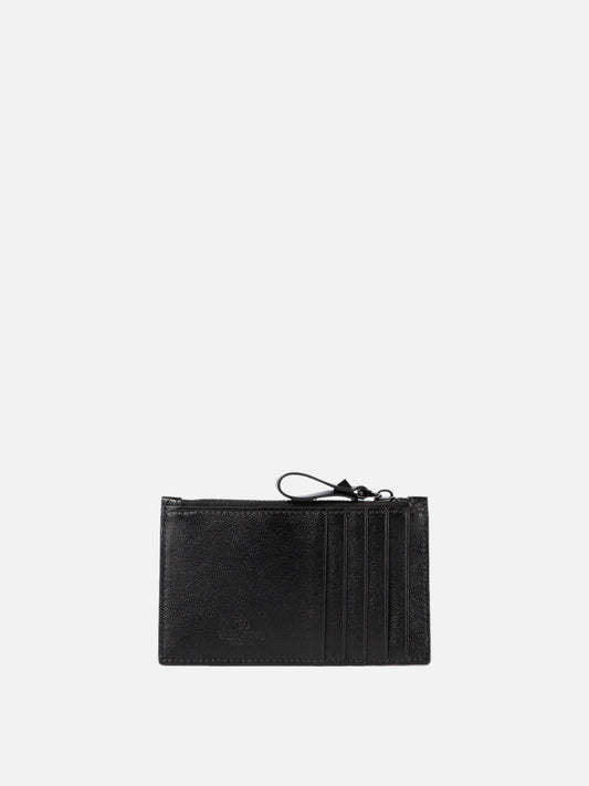 Valentino Garavani "Rockstud" card holder Black