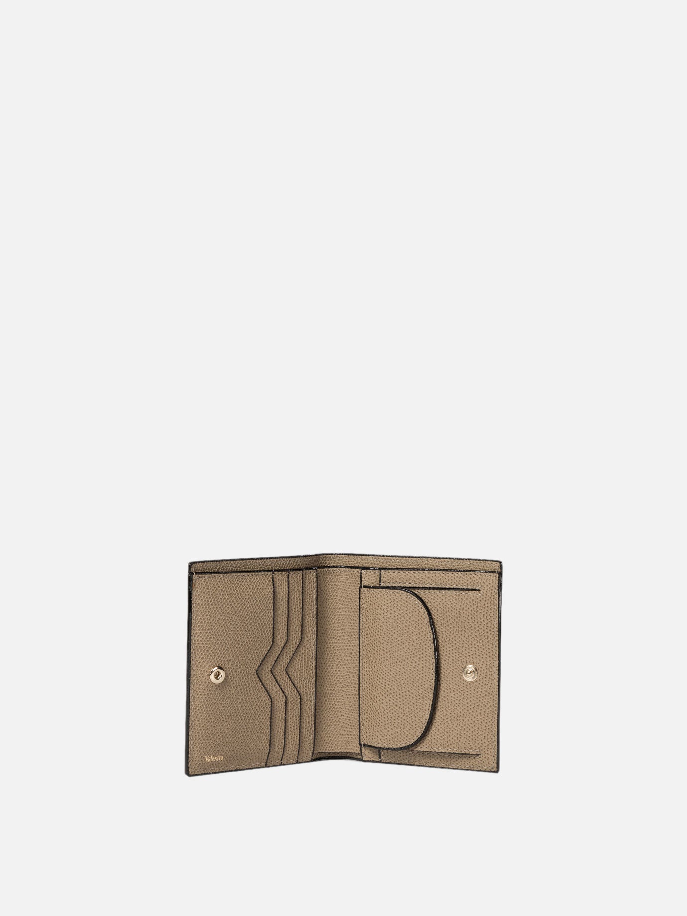 Valextra "3 CC" compact wallet Beige