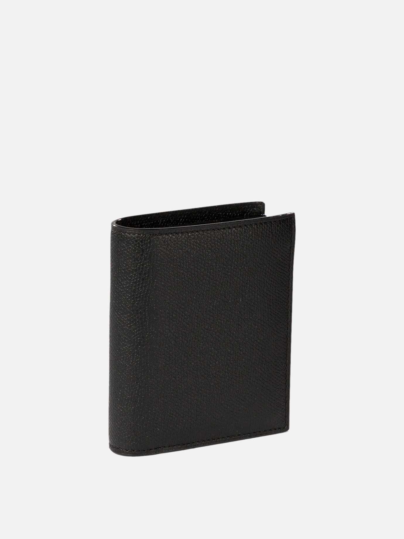 Valextra "3 CC" compact wallet Black