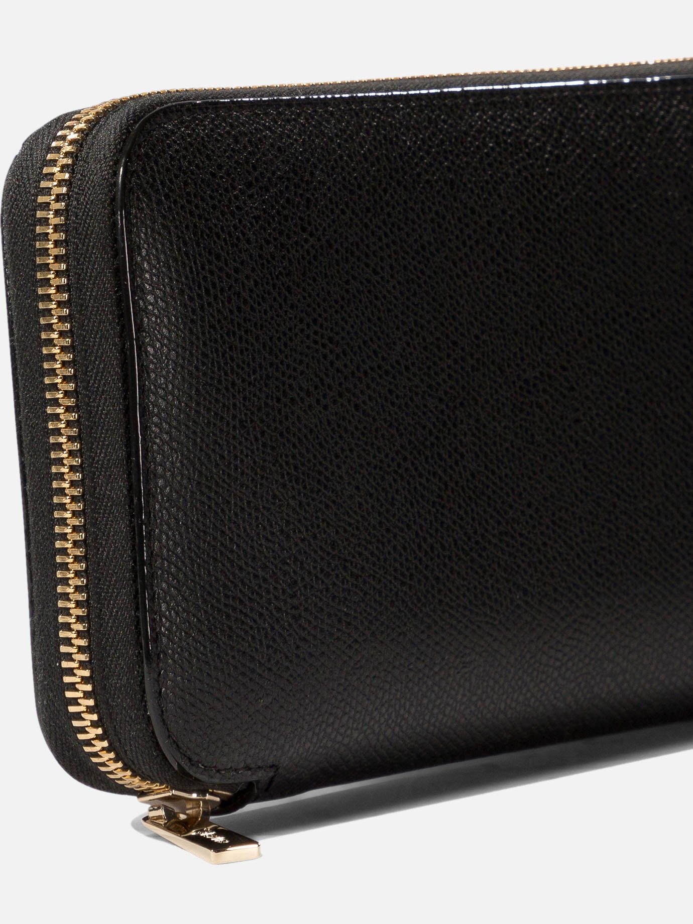 Valextra "10 CC" wallet with zip Black