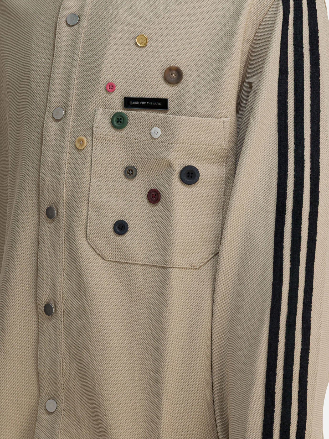 Overshirt jackets Embroidered  Beige - Adidas Originals Men | PDP | VIETTI Online Store | Zoom-Modal_4
