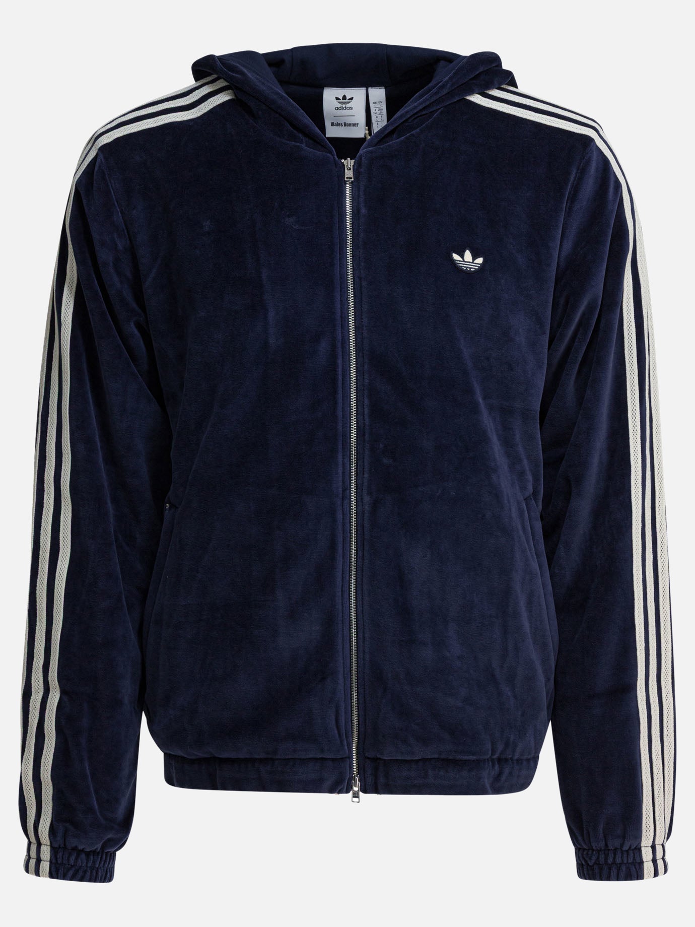 Felpe con zip Logo  Blu - Adidas Originals Uomo | PDP | VIETTI Online Store | thumbnail