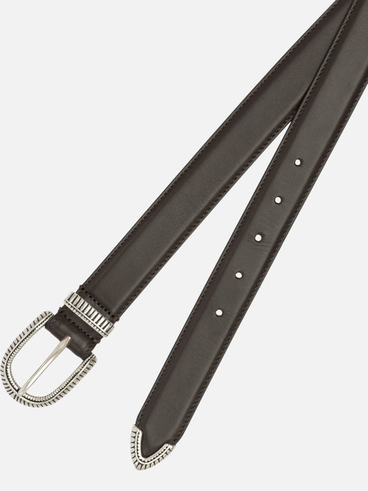 Leather belts 100% leather  Brown - Adriano Meneghetti Men | PDP | VIETTI Online Store | 2
