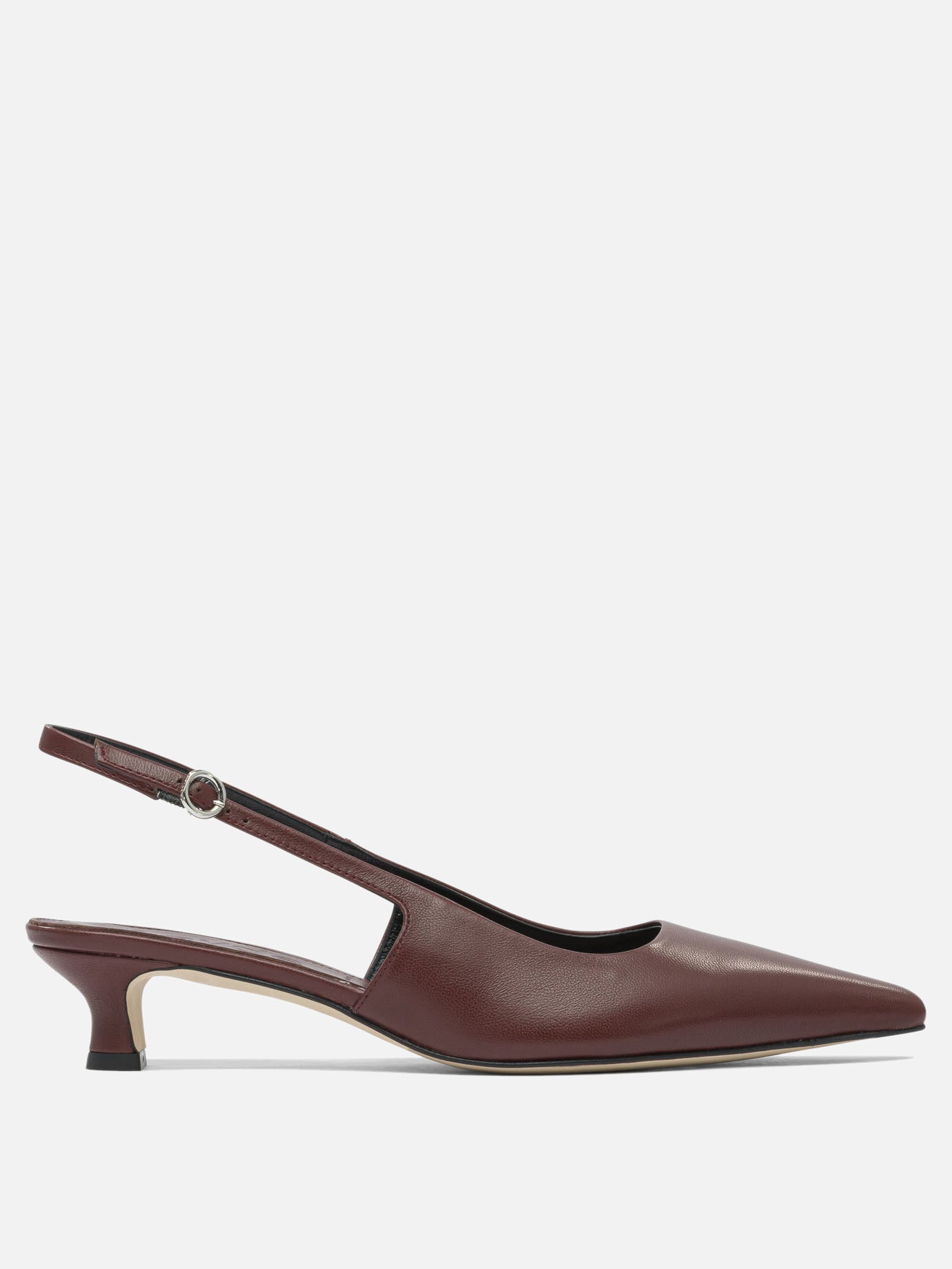 Slingback 100% leather - 70% leather 30% rubber  Bordeaux - Aeyde Donna | PDP | VIETTI Online Store | thumbnail