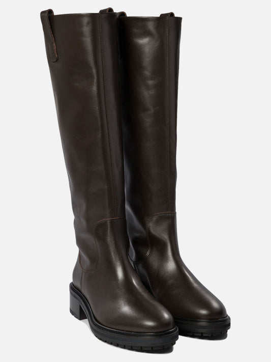 Al ginocchio 100% leather - 100% rubber  Marrone - Aeyde Donna | PDP | VIETTI Online Store | 2
