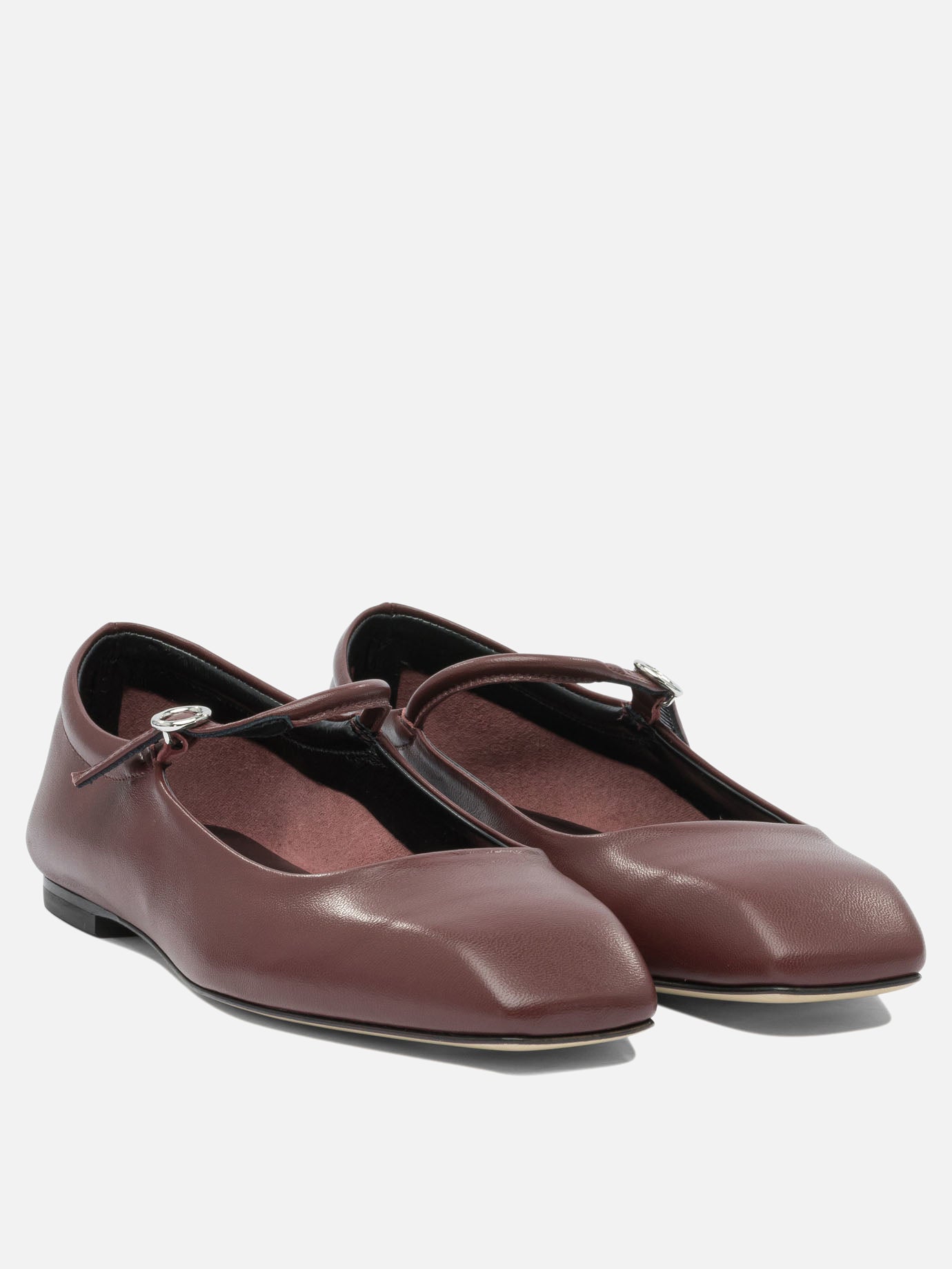 Ballerine Mary Jane 100% leather - 100% leather  Bordeaux - Aeyde Donna | PDP | VIETTI Online Store | thumbnail_2