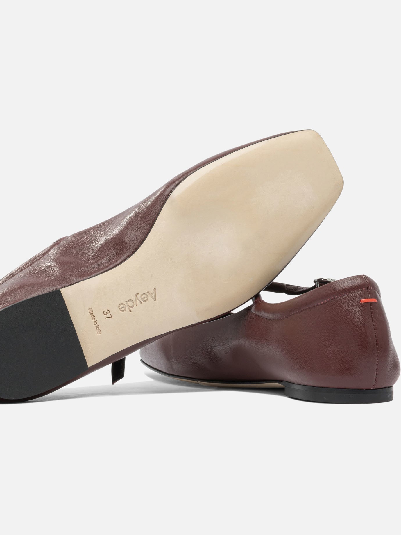 Ballerine Mary Jane 100% leather - 100% leather  Bordeaux - Aeyde Donna | PDP | VIETTI Online Store | Zoom-Modal_5
