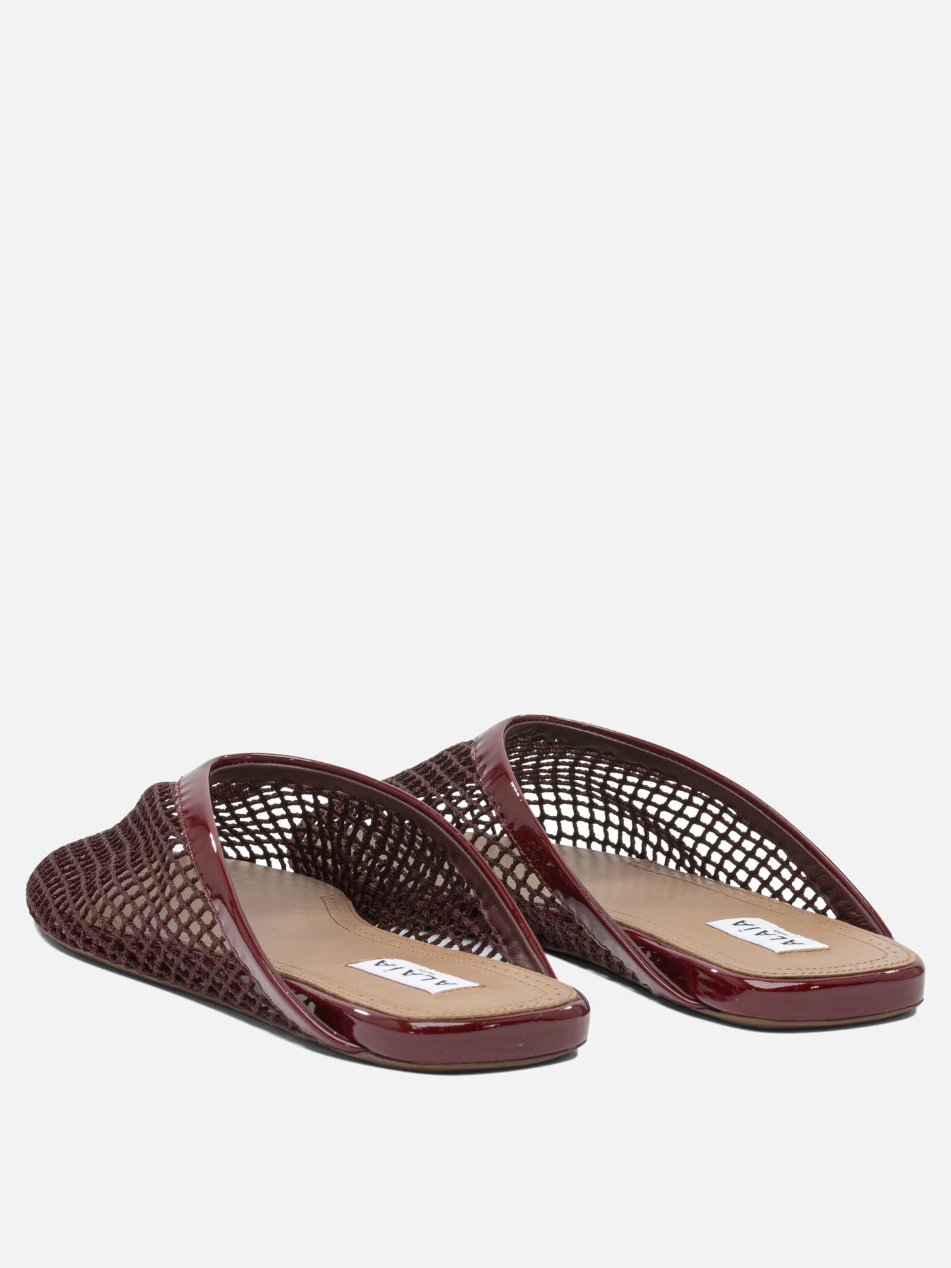 Mules 80% polyamide 20% leather - 100% rubber  Red - Alaïa Women | PDP | VIETTI Online Store | Zoom-Modal_4
