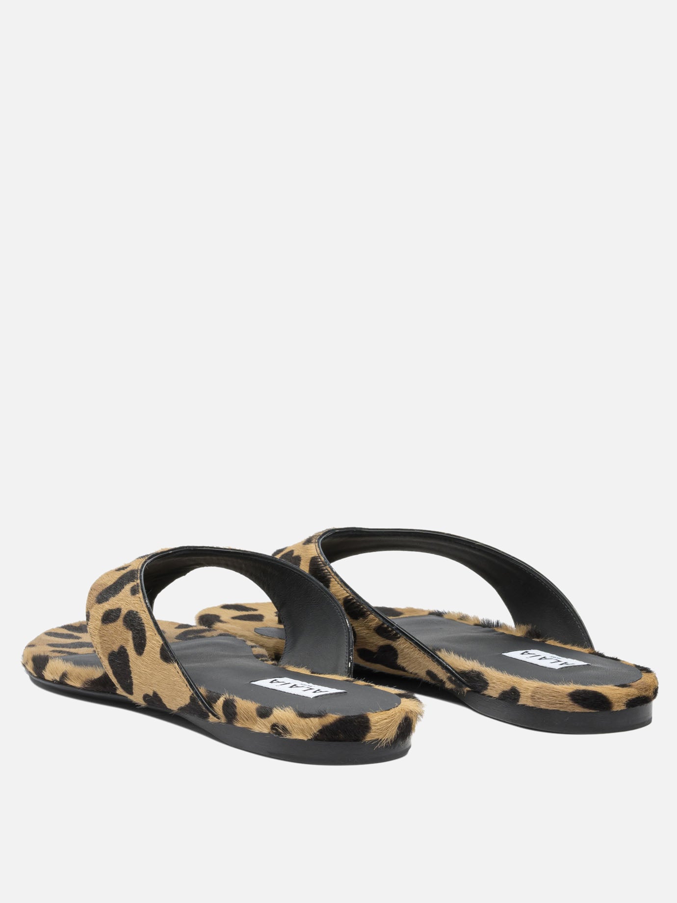 Sandali bassi 100% leather - 100% leather  Marrone - Alaïa Donna | PDP | VIETTI Online Store | thumbnail_4