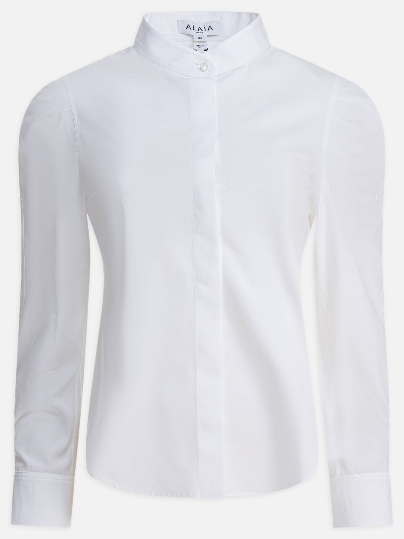 Casual shirts Solid colour  White - Alaïa Women | PDP | VIETTI Online Store | thumbnail