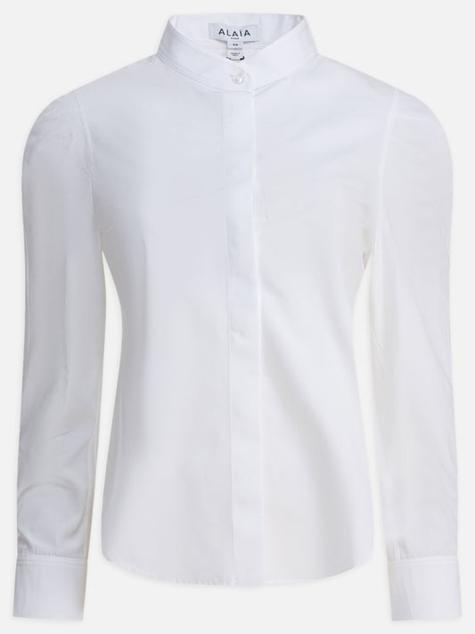 Casual shirts Solid colour  White - Alaïa Women | PLP | VIETTI Online Store 
