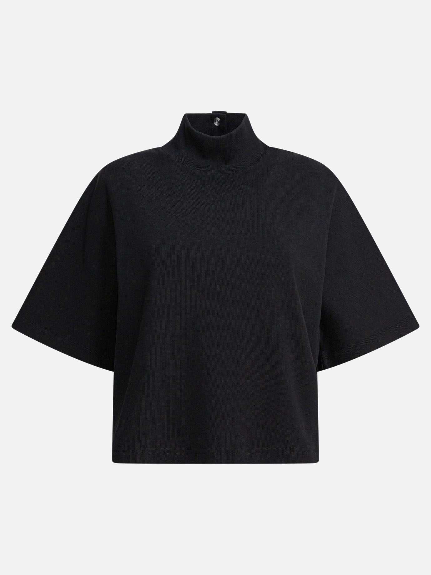 Mock neck t-shirts Solid colour  Black - Alaïa Women | PDP | VIETTI Online Store | Zoom-Modal
