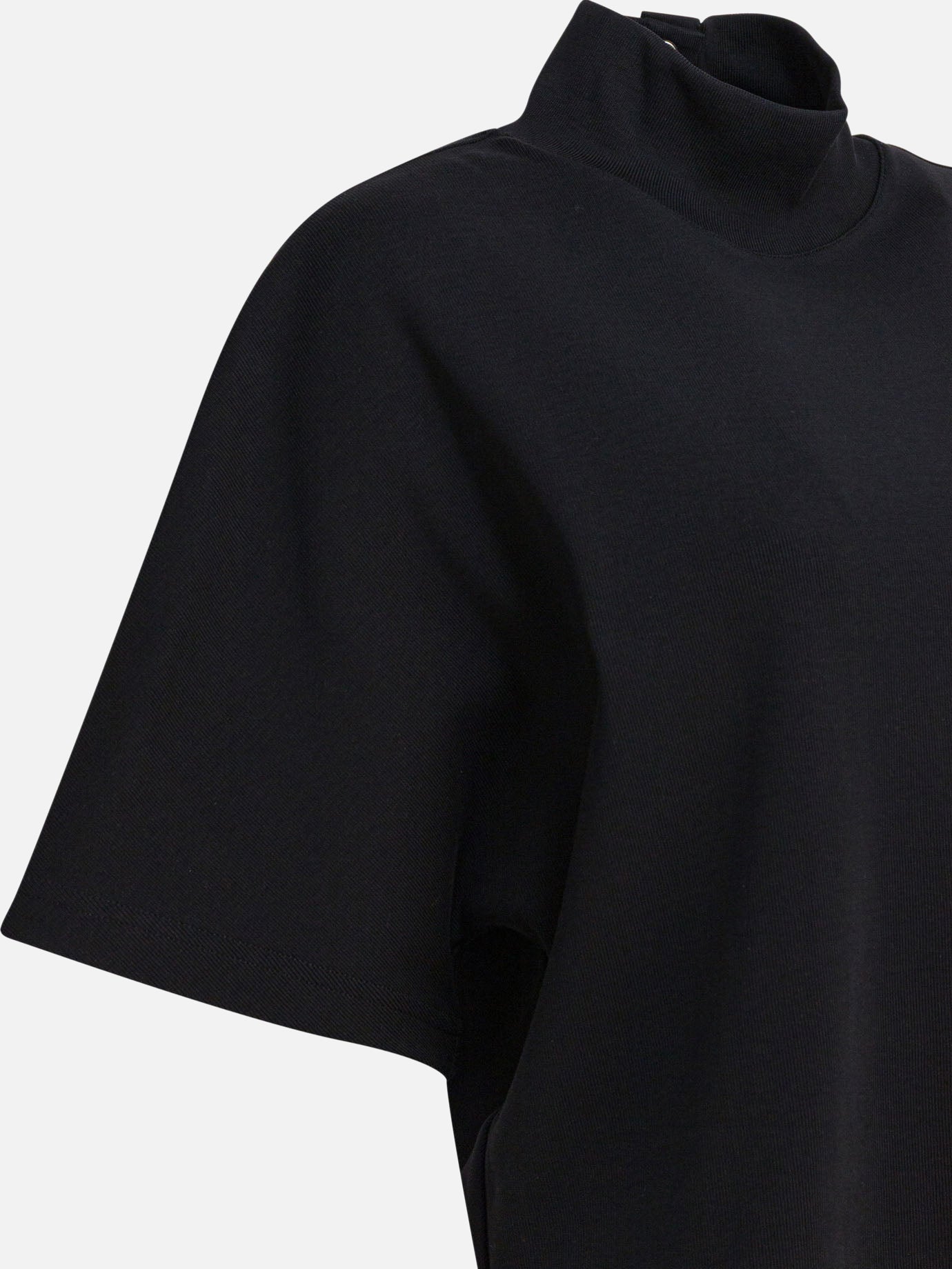 Mock neck t-shirts Solid colour  Black - Alaïa Women | PDP | VIETTI Online Store | Zoom-Modal_4
