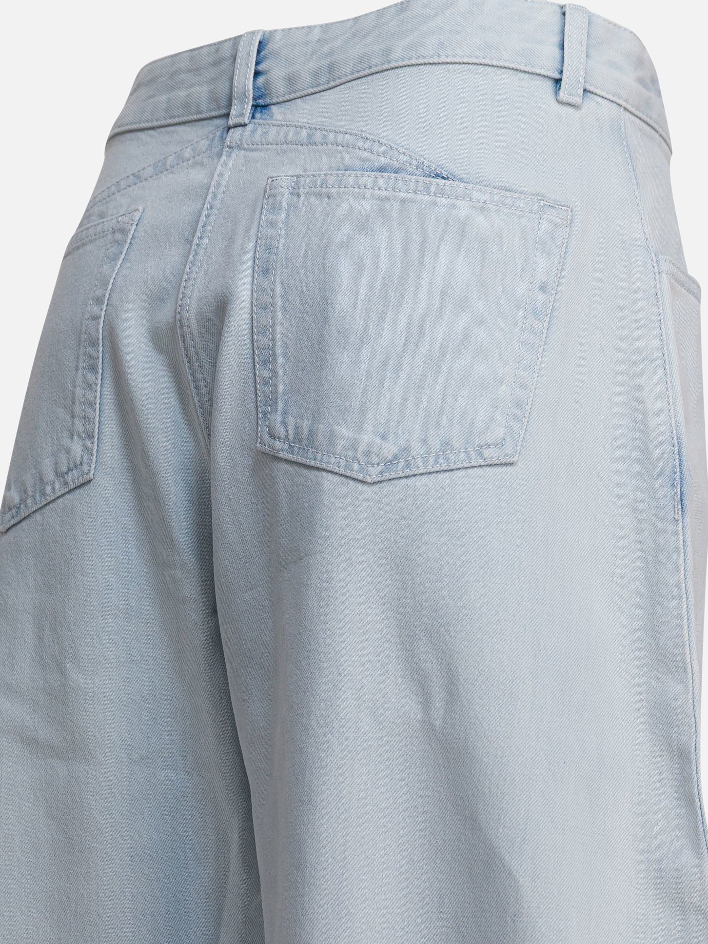 Flared jeans Denim  Light blue - Alaïa Women | PDP | VIETTI Online Store | thumbnail_4