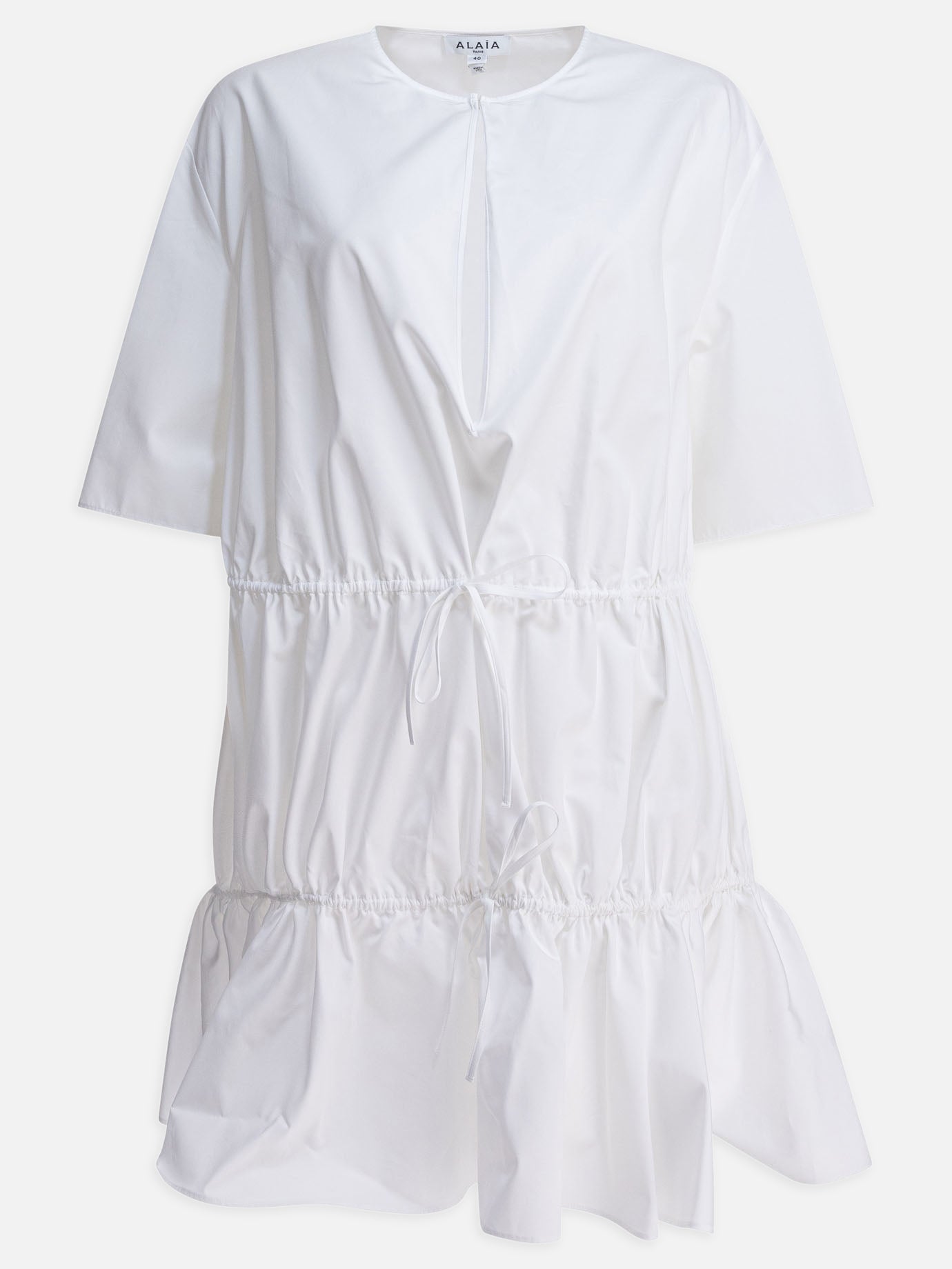 Mini dresses Solid colour  White - Alaïa Women | PDP | VIETTI Online Store | Zoom-Modal
