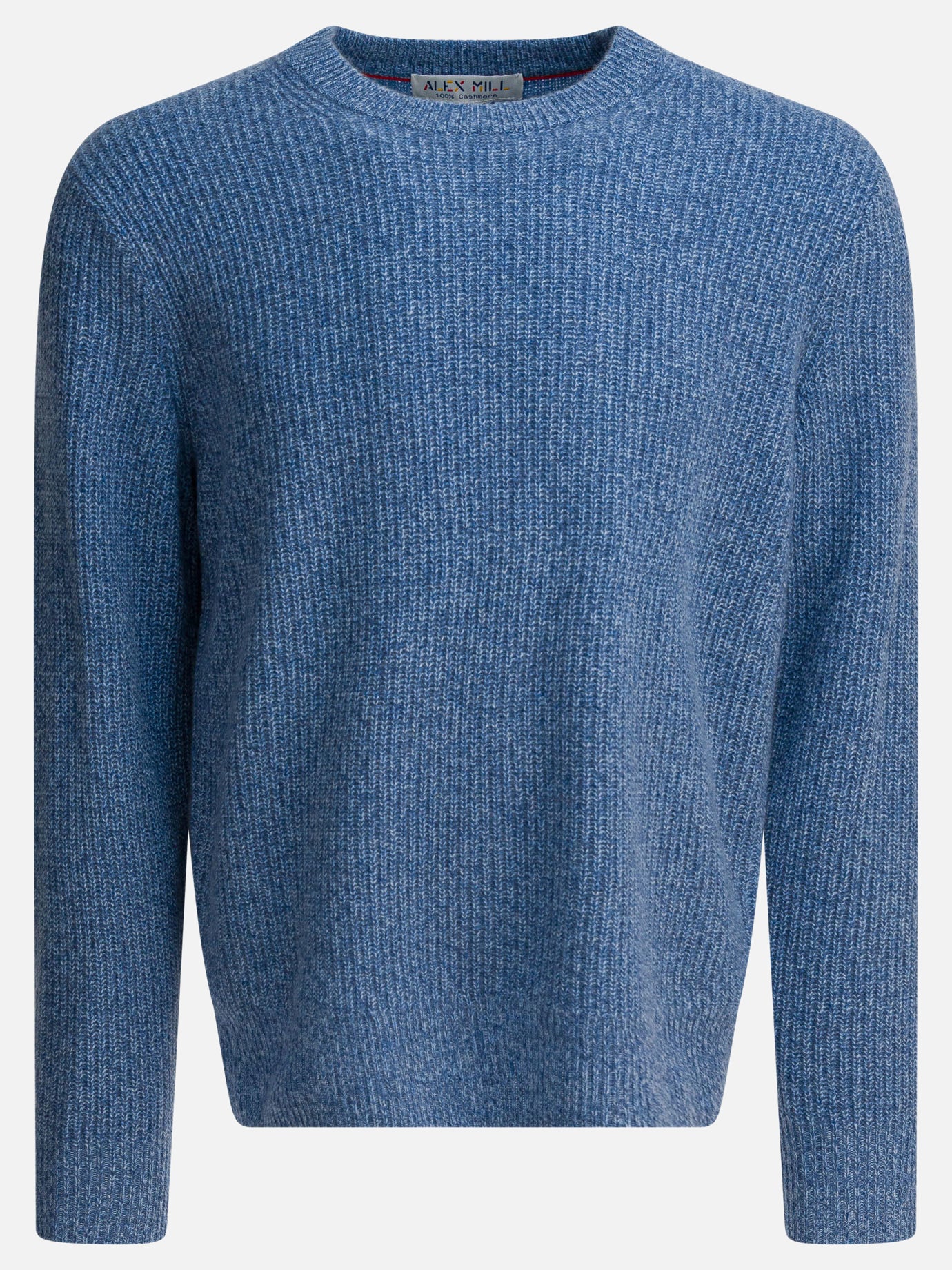 Crewneck sweaters Solid colour  Light blue - Alex Mill Men | PDP | VIETTI Online Store | Zoom-Modal
