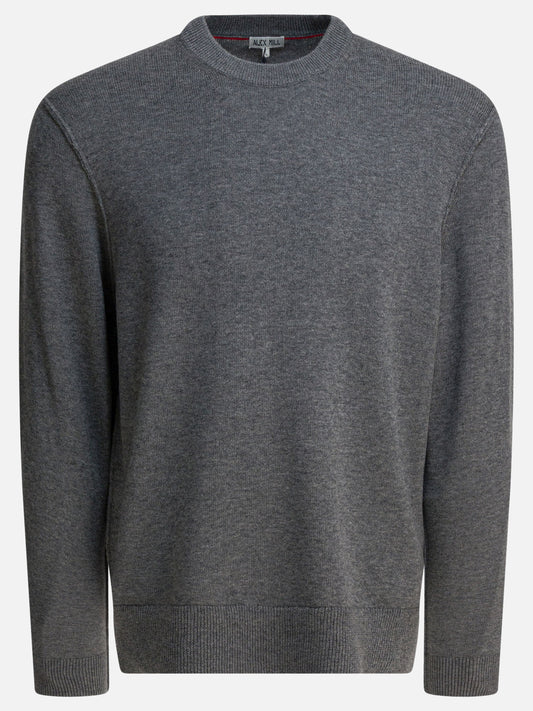 Crewneck sweaters Solid colour  Grey - Alex Mill Men | PLP | VIETTI Online Store 

