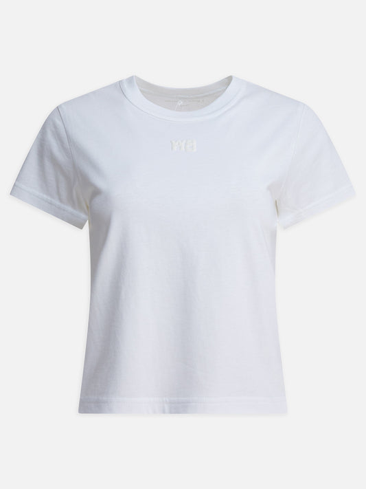 Crewneck t-shirts Logo  White - Alexander Wang Women | PDP | VIETTI Online Store 
