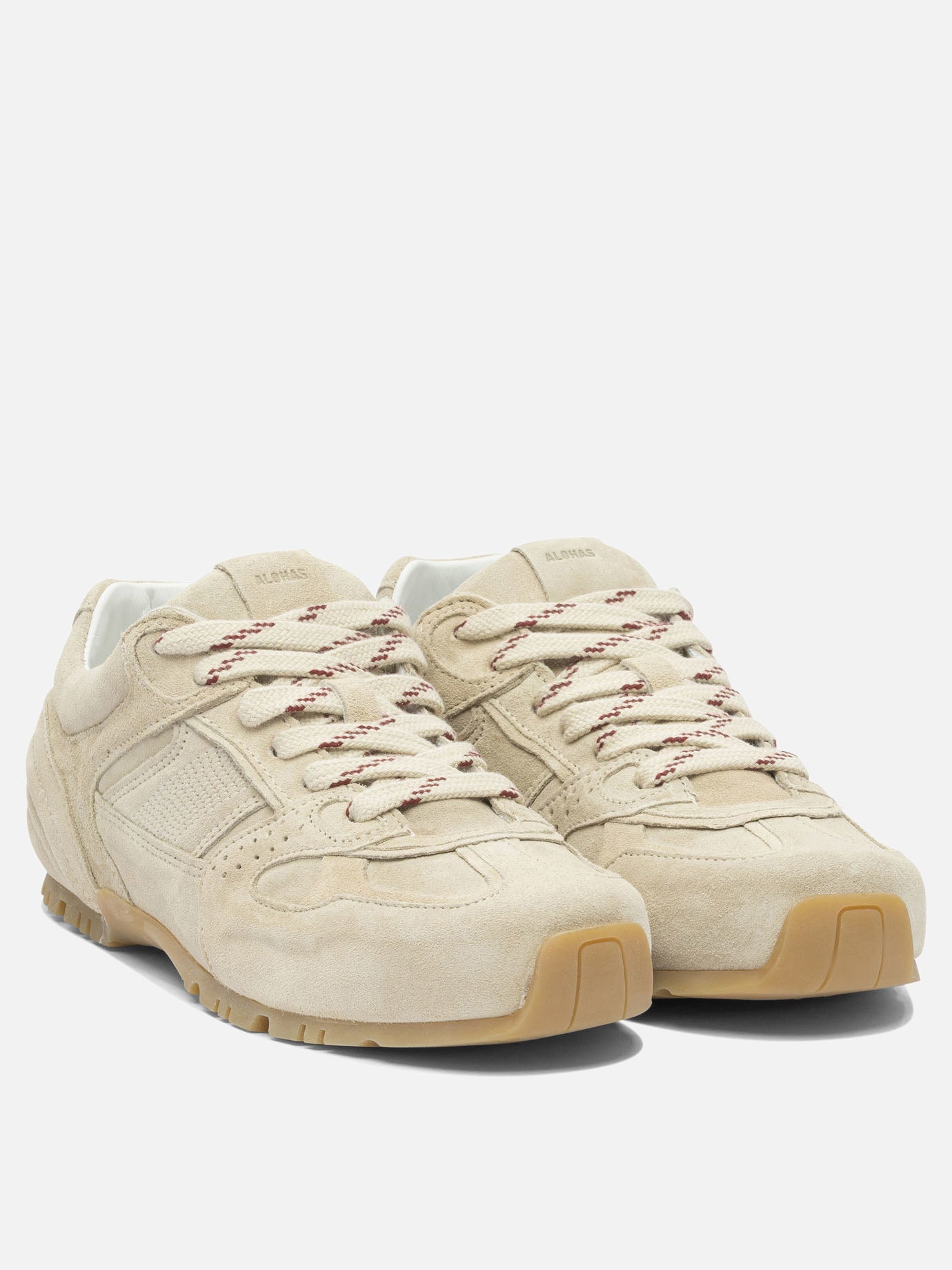 Low top sneakers 100% goat leather - 100% cuerolite  Beige - Alohas Women | PDP | VIETTI Online Store | Zoom-Modal_2

