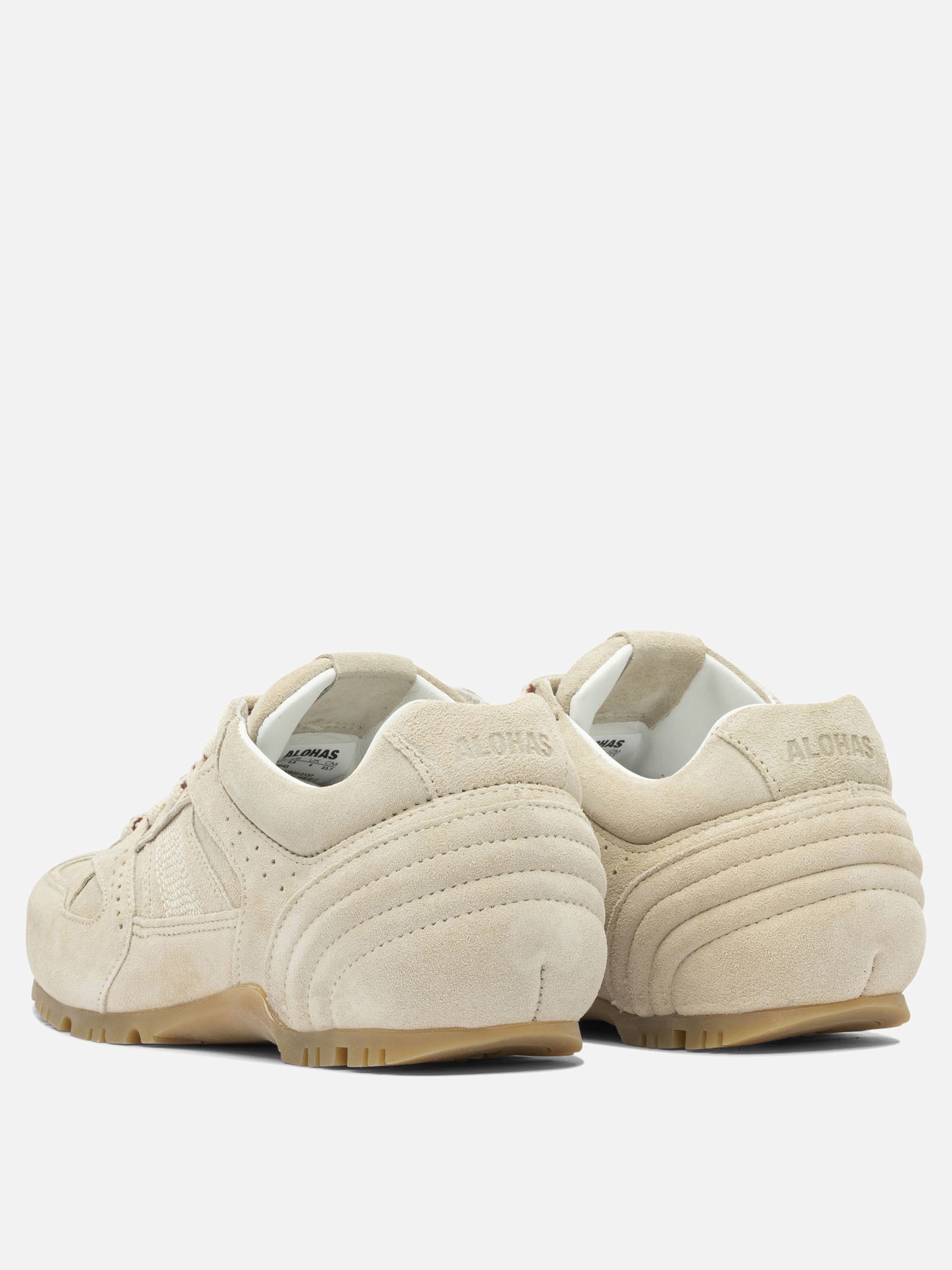 Low top sneakers 100% goat leather - 100% cuerolite  Beige - Alohas Women | PDP | VIETTI Online Store | Zoom-Modal_4
