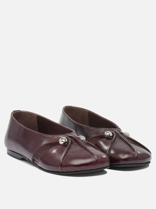 Ballerine classiche 100% goat leather - 100% cuerolite  Bordeaux - Alohas Donna | PLP | VIETTI Online Store | 2
