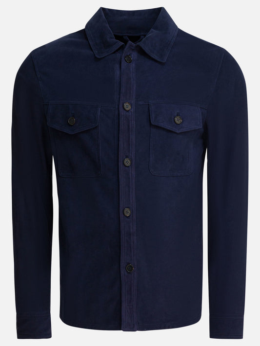 Overshirt jackets Solid colour  Blue - Altum Men | PLP | VIETTI Online Store 
