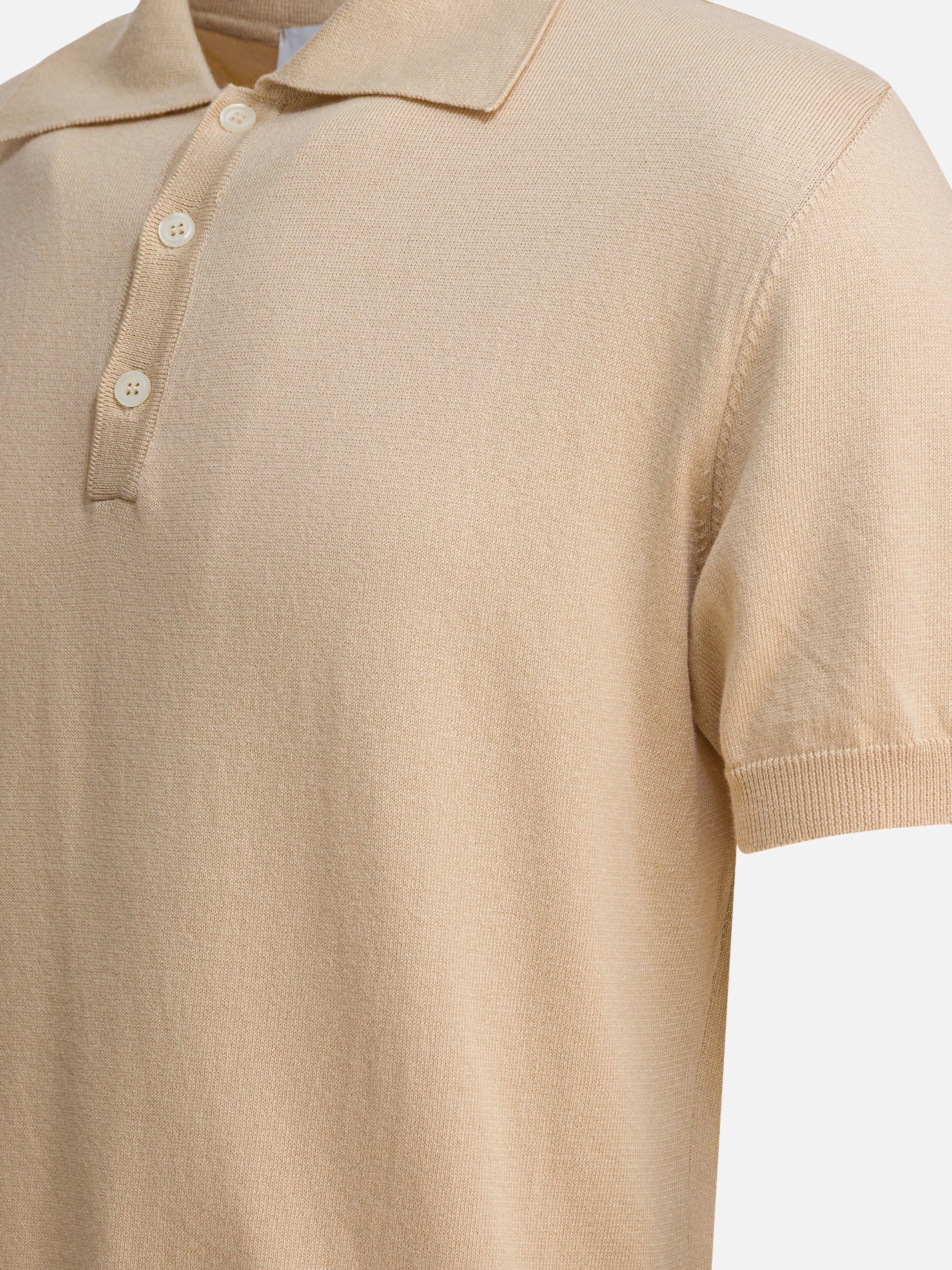 Polo con bottoni Solid colour  Beige - Altum Uomo | PDP | VIETTI Online Store | Zoom-Modal_4
