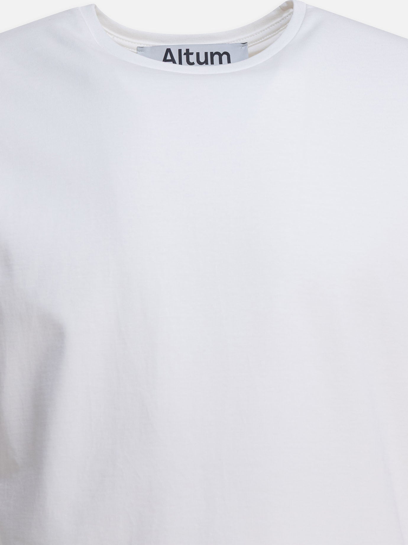 Crewneck t-shirts Solid colour  White - Altum Men | PDP | VIETTI Online Store | Zoom-Modal_3
