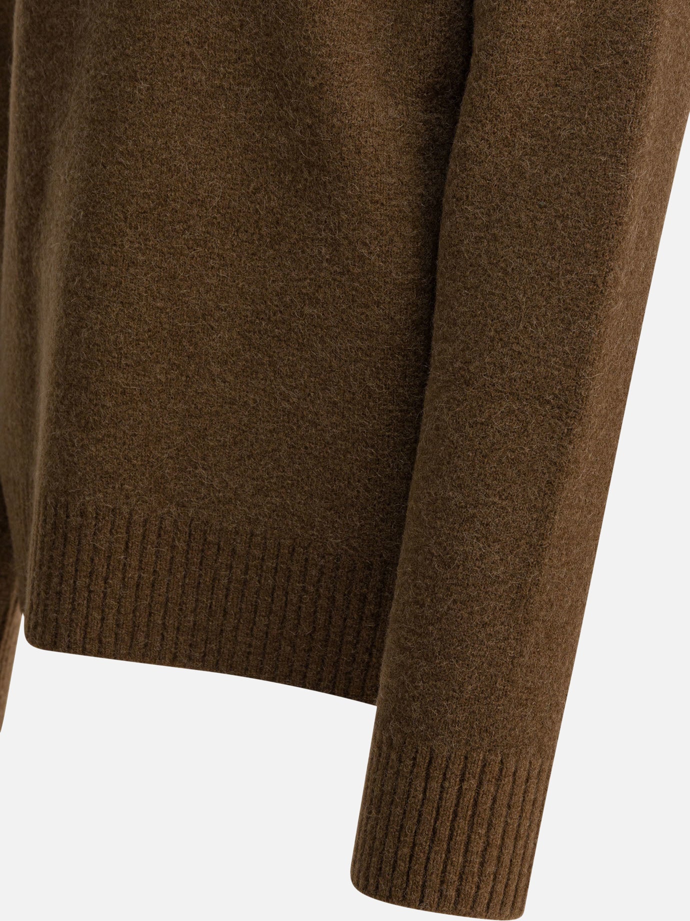 Crewneck sweaters Logo  Brown - Ami Paris Men | PDP | VIETTI Online Store | thumbnail_4