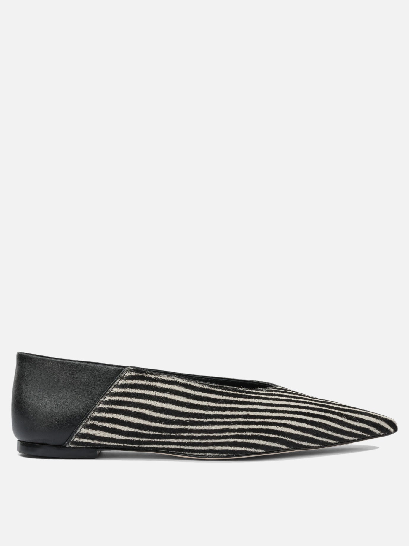 Classic ballet flats 100% calf leather - 100% leather  Black - Ammb Milano Women | PDP | VIETTI Online Store | Zoom-Modal
