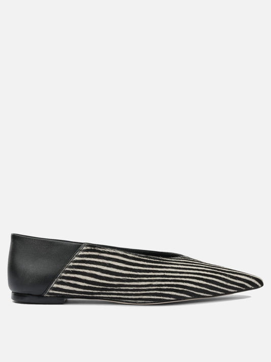 Classic ballet flats 100% calf leather - 100% leather  Black - Ammb Milano Women | PLP | VIETTI Online Store 
