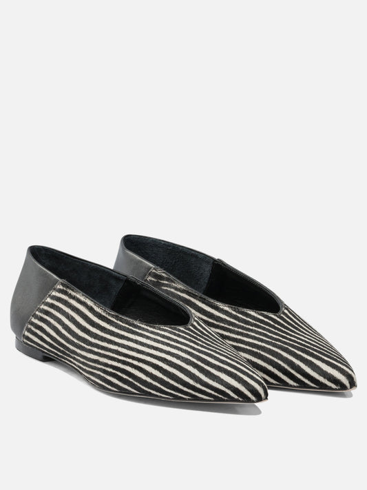Classic ballet flats 100% calf leather - 100% leather  Black - Ammb Milano Women | PLP | VIETTI Online Store | 2
