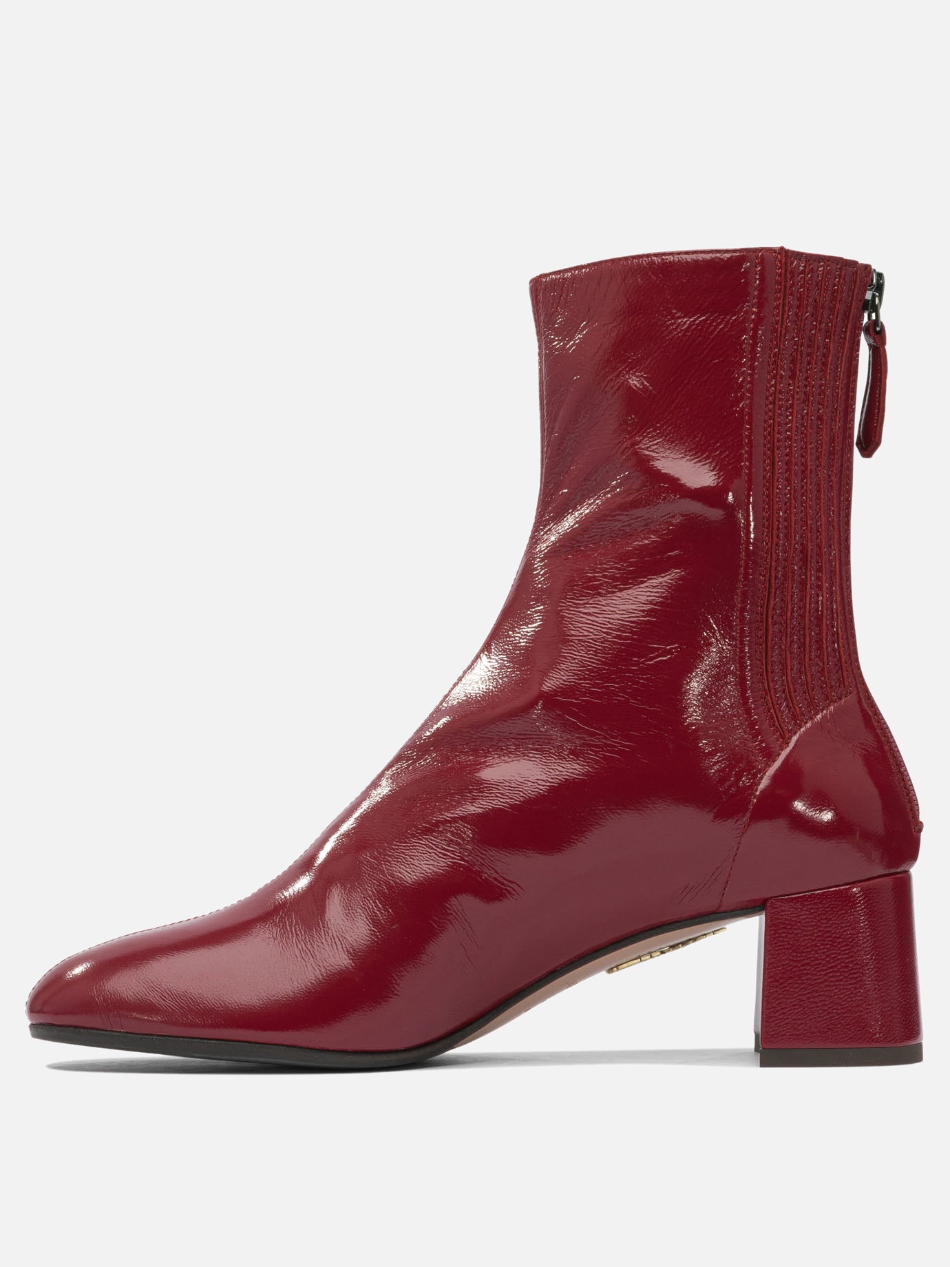 Zipped boots 95% lamb leather 5% polyester - 100% calf leather  Red - Aquazzura Women | PDP | VIETTI Online Store | Zoom-Modal_3
