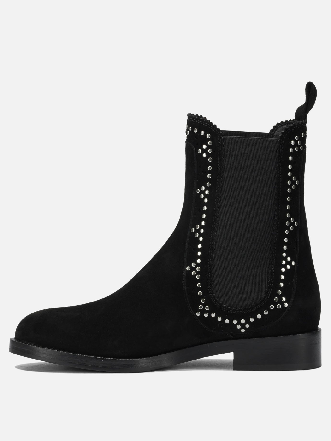 Pull-on boots 80% kid suede leather 20% viscose - 100% calf leather  Black - Aquazzura Women | PDP | VIETTI Online Store | thumbnail_3