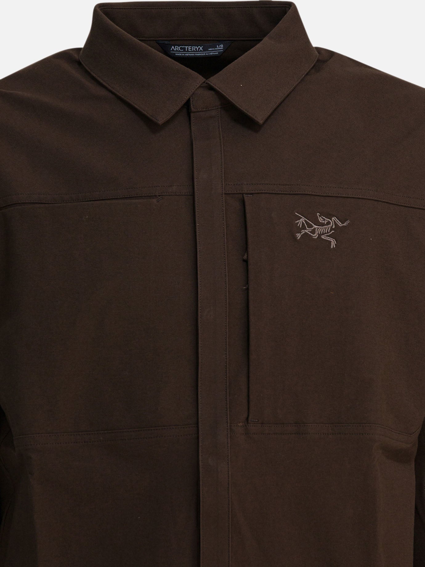 Giacche overshirt Logo  Marrone - Arc&#39;teryx Uomo | PDP | VIETTI Online Store | thumbnail_3