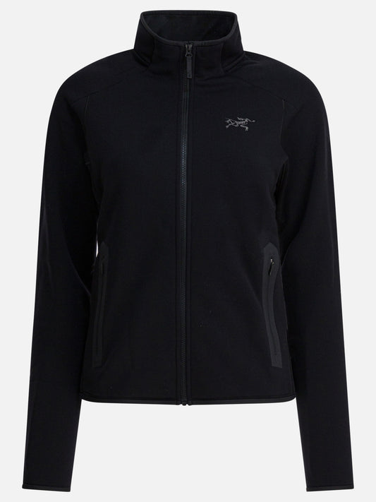 Full zip sweatshirts Solid colour  Black - Arc'teryx Women | PDP | VIETTI Online Store 
