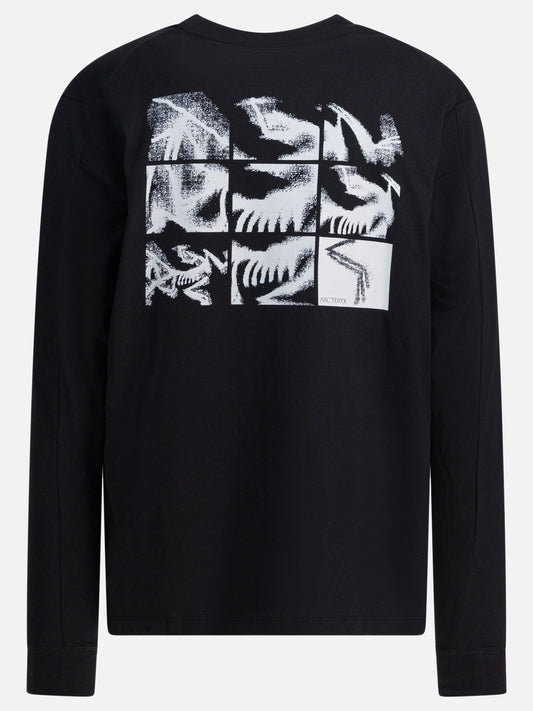 T-shirt girocollo Print  Nero - Arc'teryx Uomo | PDP | VIETTI Online Store | 2
