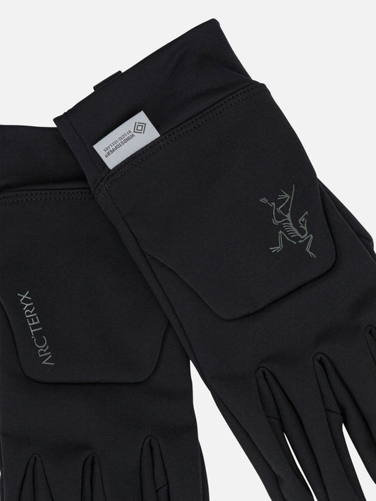 Guanti sportivi 92% nylon 8% elastane with epe & pu membrane 100% polyester backing glove secondary fabric: 84% polyester 16% elastane  Nero - Arc'teryx Uomo | PDP | VIETTI Online Store | 2
