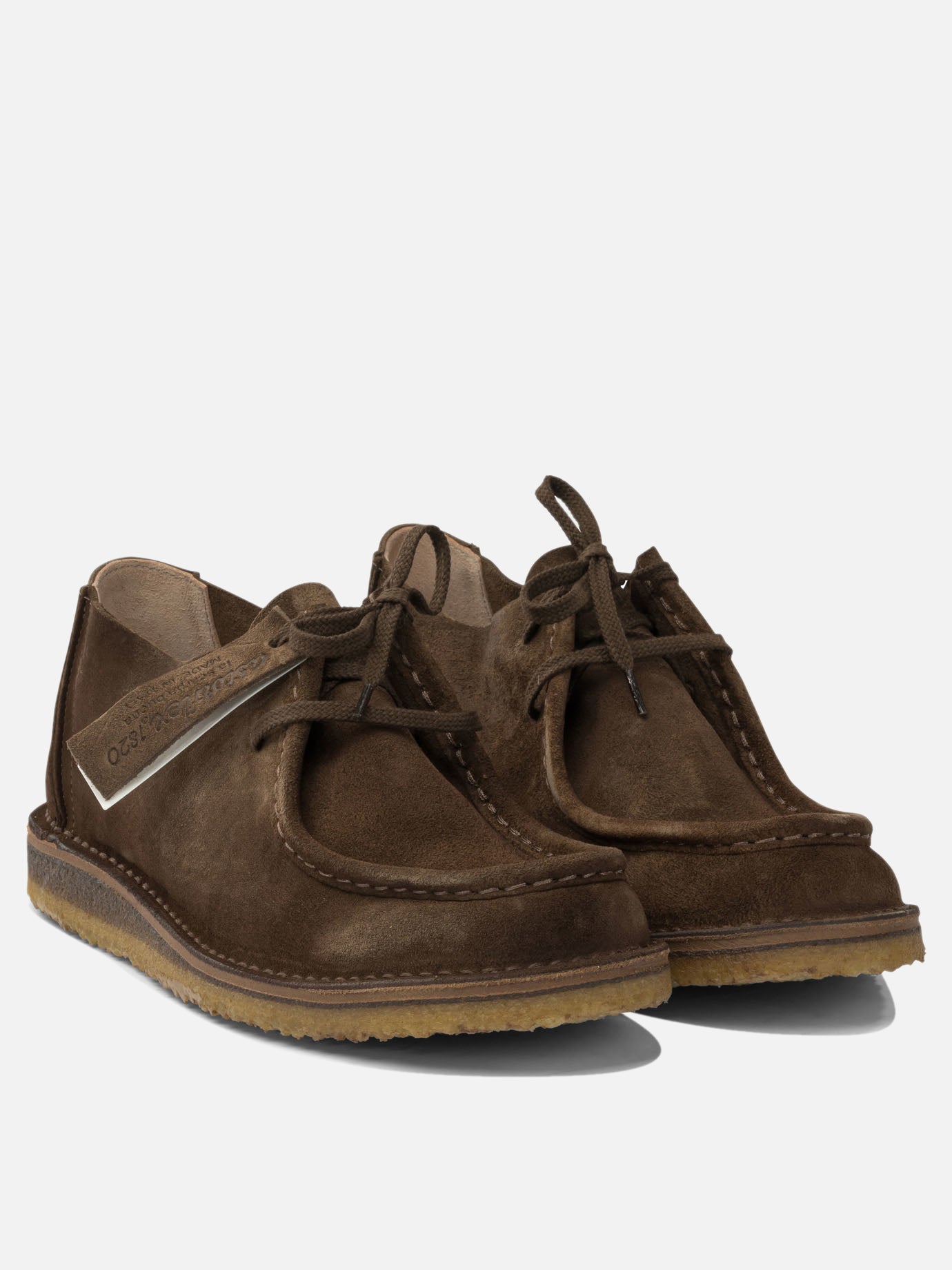 Laced loafers 100% suede - 100% rubber  Brown - Astorflex Men | PDP | VIETTI Online Store | thumbnail_2