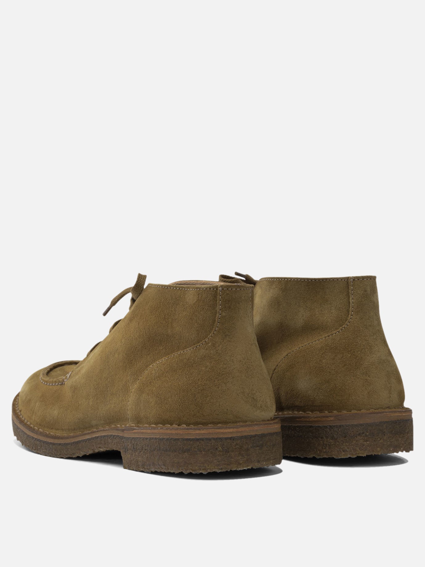 Laced loafers 100% suede - 100% rubber  Brown - Astorflex Men | PDP | VIETTI Online Store | thumbnail_4
