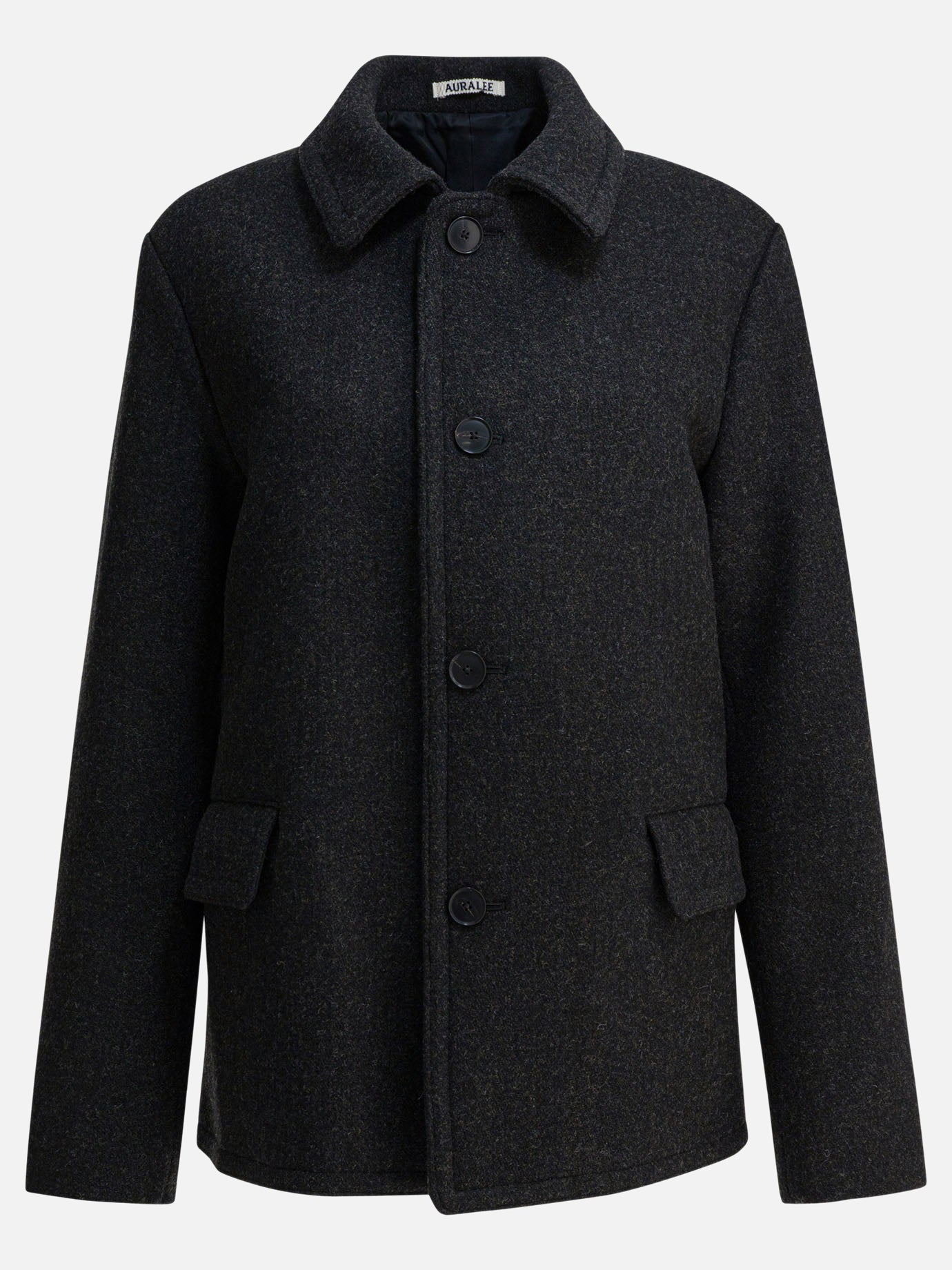 Short coats Solid colour  Grey - Auralee Men | PDP | VIETTI Online Store | thumbnail